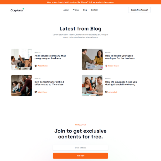 Blog Page