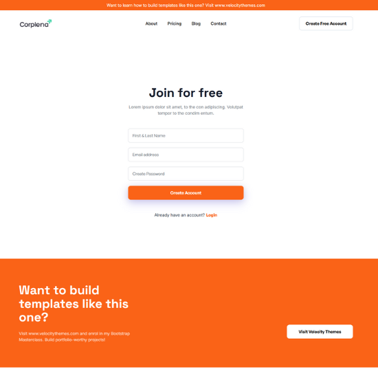 Register Page